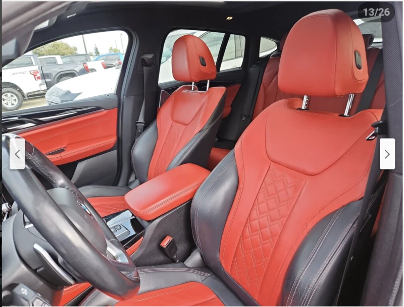 BMW X4 M40I* ДИГИТАЛНО* ТАБЛО* ПОДГРЕВ* КАМЕРА* КЕЙЛЕС* М, снимка 14 - Автомобили и джипове - 52552045