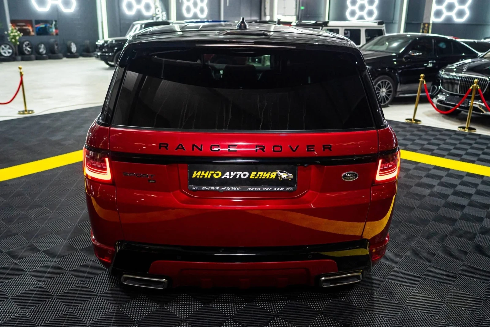 Land Rover Range Rover Sport 3.0D MEGA FULL HUD 360 MERIDIAN ЛИЗИНГ 100%, снимка 8 - Автомобили и джипове - 54386366