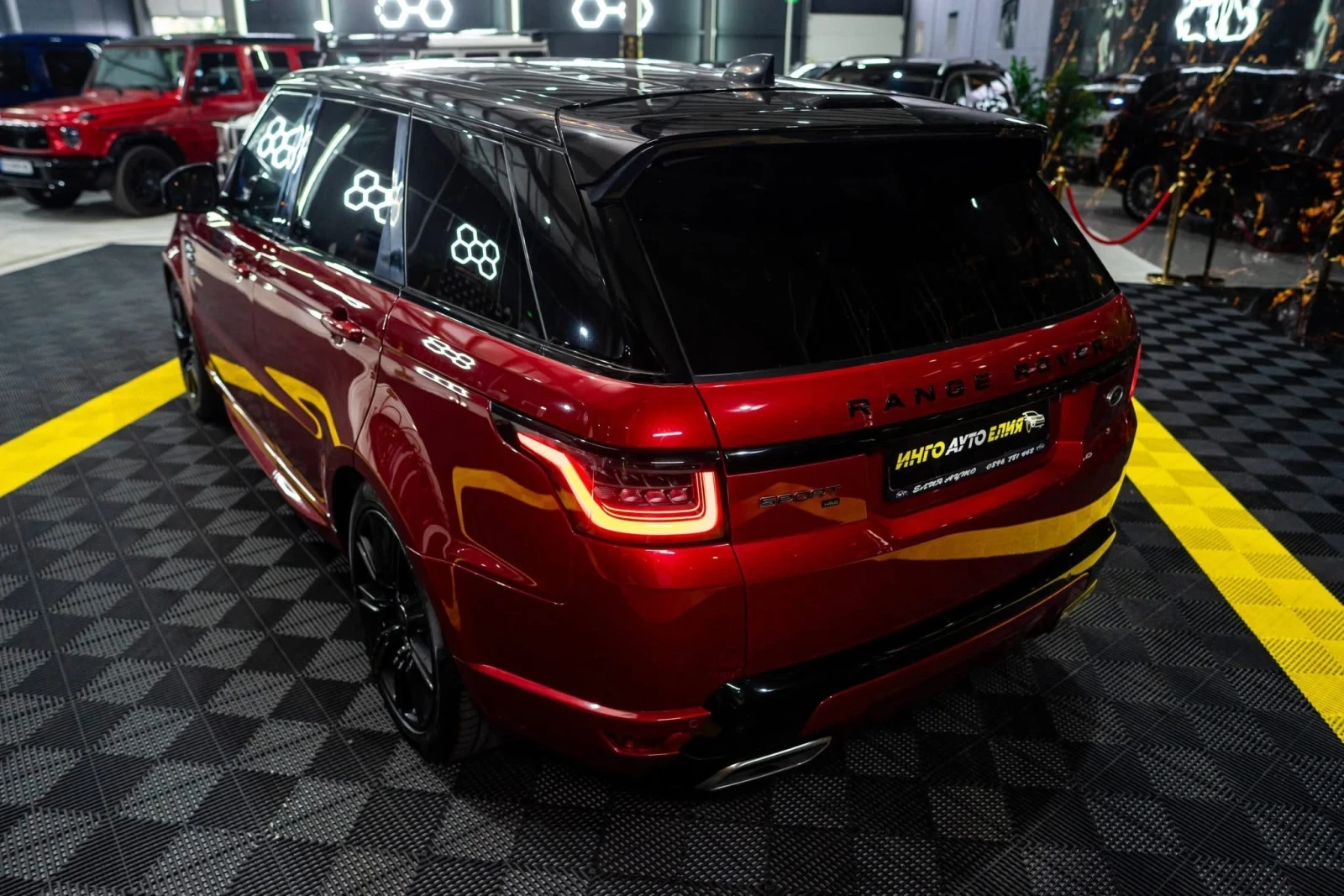 Land Rover Range Rover Sport 3.0D MEGA FULL HUD 360 MERIDIAN ЛИЗИНГ 100%, снимка 7 - Автомобили и джипове - 54386366