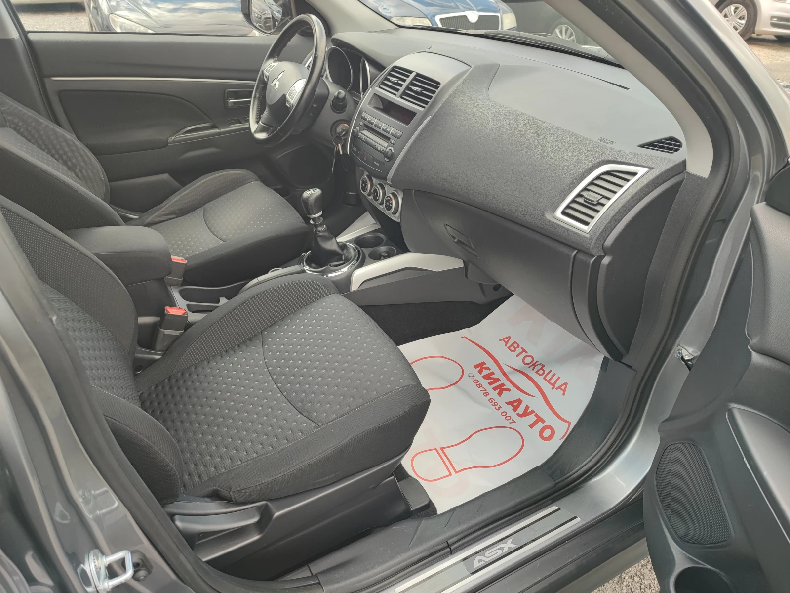 Mitsubishi ASX 1.8D-150ks-6sk-4X4-ClearTec-ПАНОРАМА-ПАРКТРОНИК, снимка 9 - Автомобили и джипове - 54078470