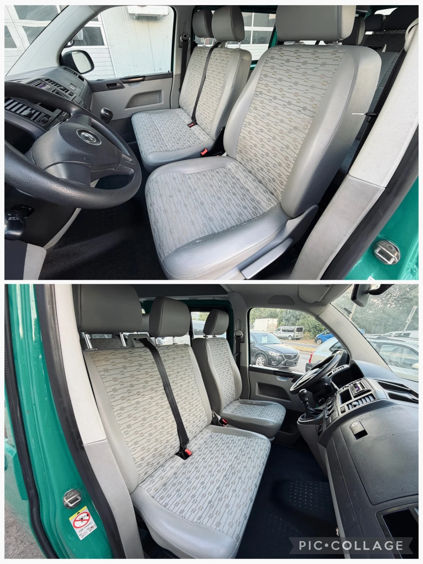 VW T5 2.0TDI / КЛИМА / 9-МЕСТА, снимка 10 - Бусове и автобуси - 55401249