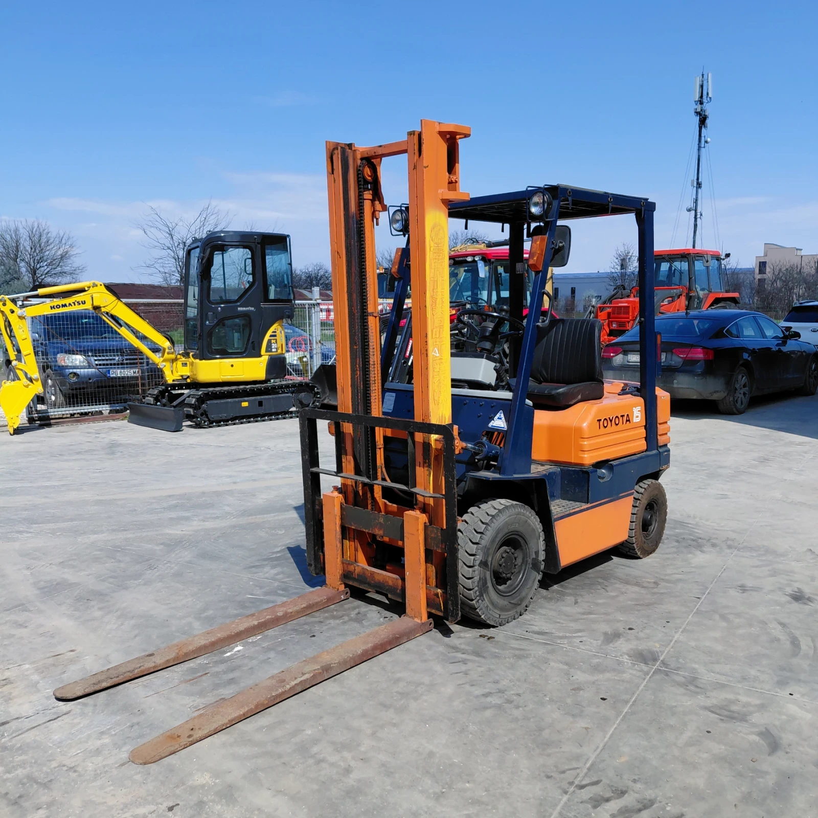 Мотокар Toyota 5FG15 * НАЛИЧЕН * ТОП СЪСТОЯНИЕ * 