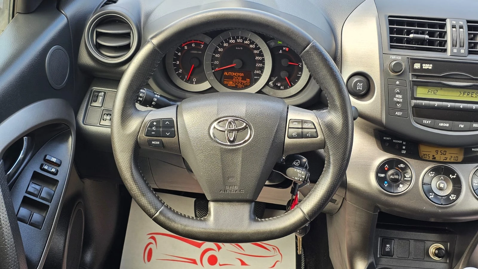 Toyota Rav4 2.2D4D 4x4 6SP IT-БЛОКАЖ-ИСТОРИЯ-ТОП СЪСТ.-ЛИЗИНГ, снимка 10 - Автомобили и джипове - 55940721