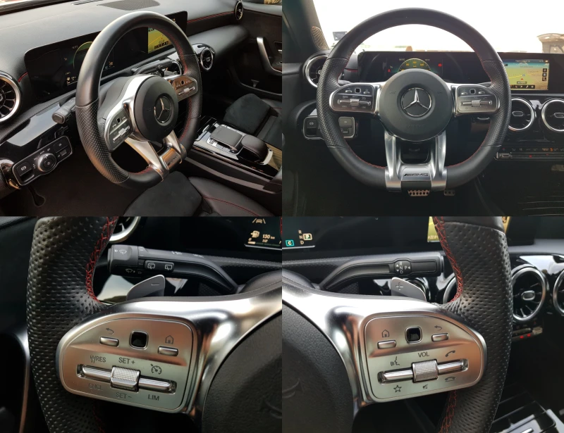 Mercedes-Benz A 200 D AMG /08/2019г. EURO 6D ЛИЗИНГ, снимка 14 - Автомобили и джипове - 47182539