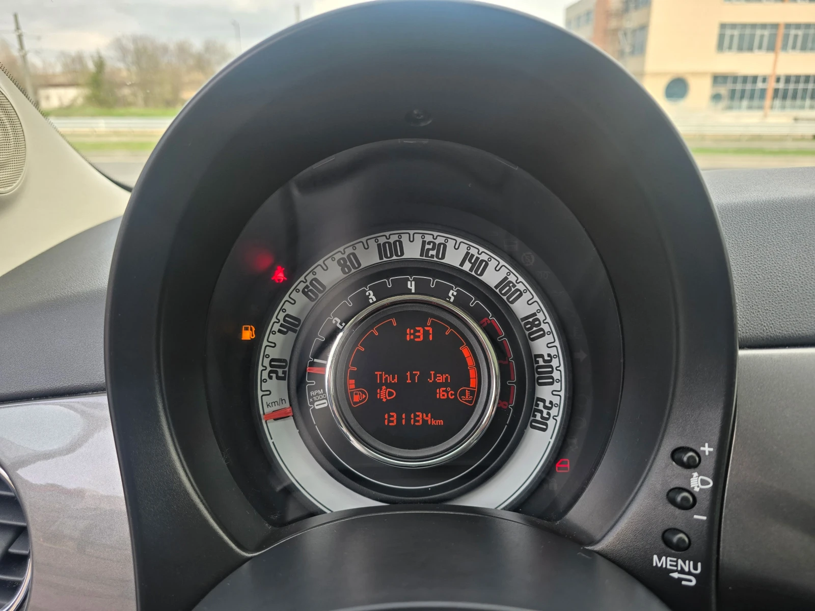 Fiat 500 1.2i / Panorama, снимка 16 - Автомобили и джипове - 54239442