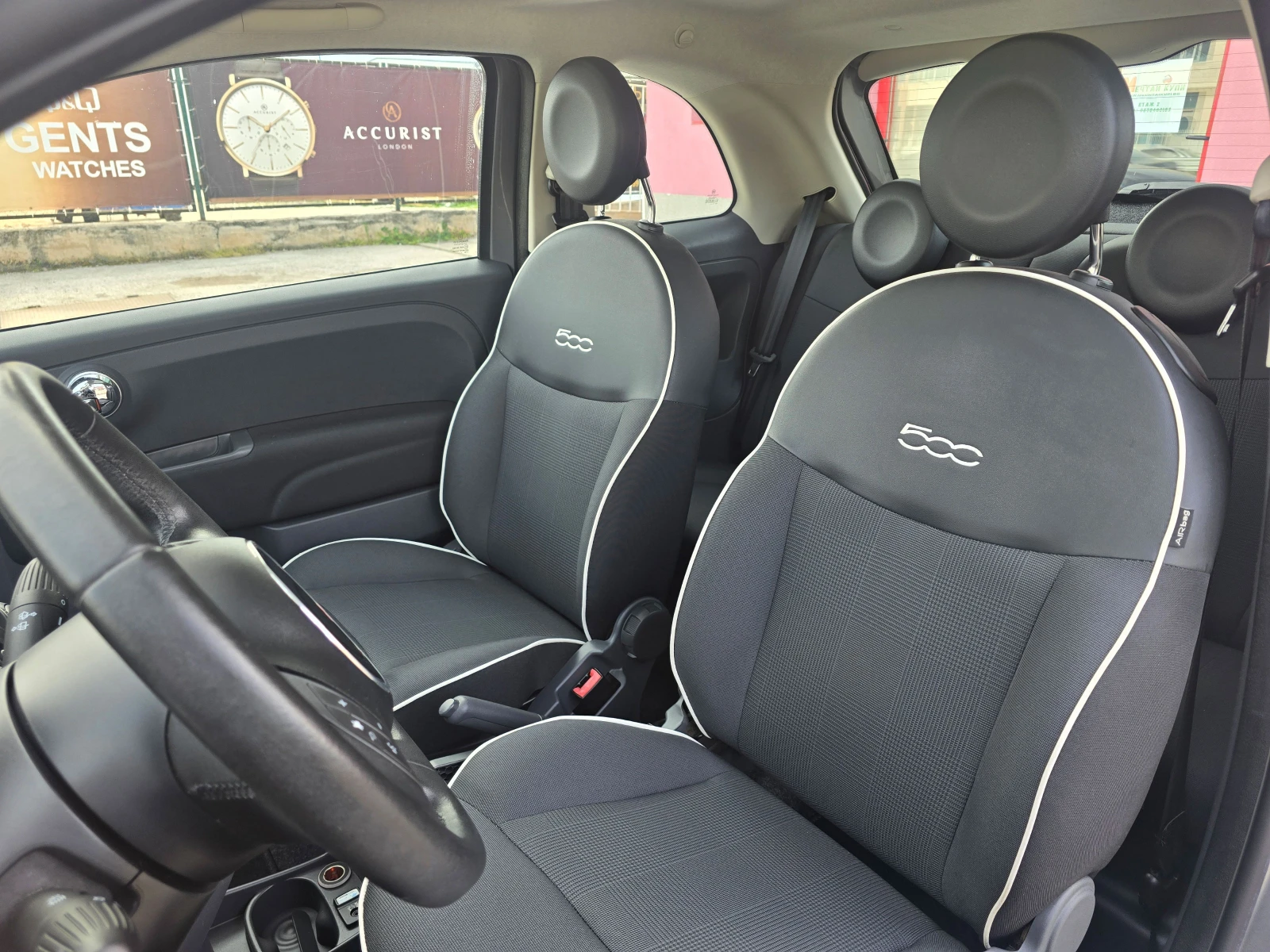 Fiat 500 1.2i / Panorama, снимка 9 - Автомобили и джипове - 54239442