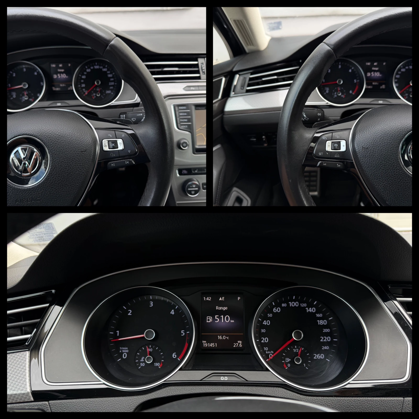 VW Passat 4MOTION| 190 к.с.| DSG| PANORAMA| MASSAGE ГАРАНЦИЯ, снимка 15 - Автомобили и джипове - 56088276