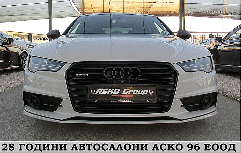 Audi A7 S-line+ + + /BI-TURBO/FACE/PODGREV/360-K/ЛИЗИНГ, снимка 2 - Автомобили и джипове - 47409619