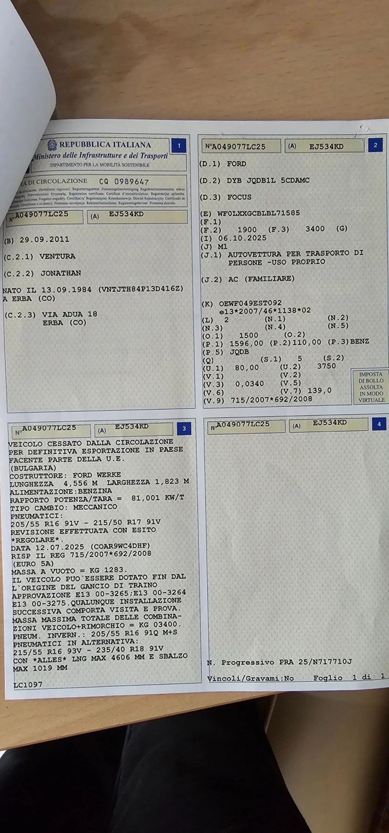 Ford Focus 1.6i Turbo 150кс.136000км, снимка 16 - Автомобили и джипове - 52171714