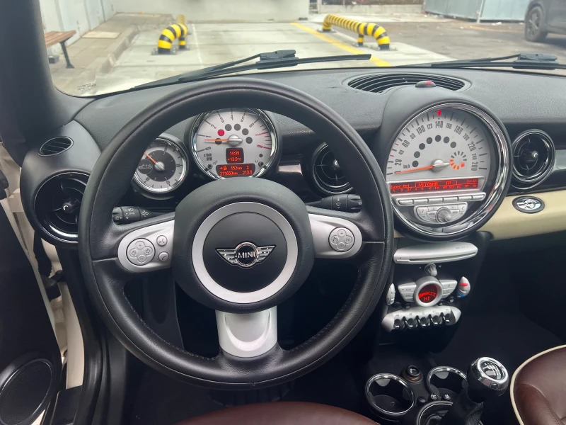 Mini Cooper cabrio 1.6i Facelift CABRIO TOP..!!! , снимка 12 - Автомобили и джипове - 52996225