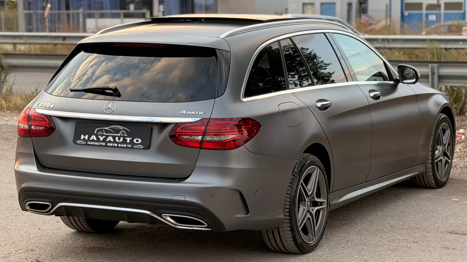 Mercedes-Benz C 220 d= 4Matic= AMG= Digital= Keyless Go= Burmester= Pa, снимка 5 - Автомобили и джипове - 55565322