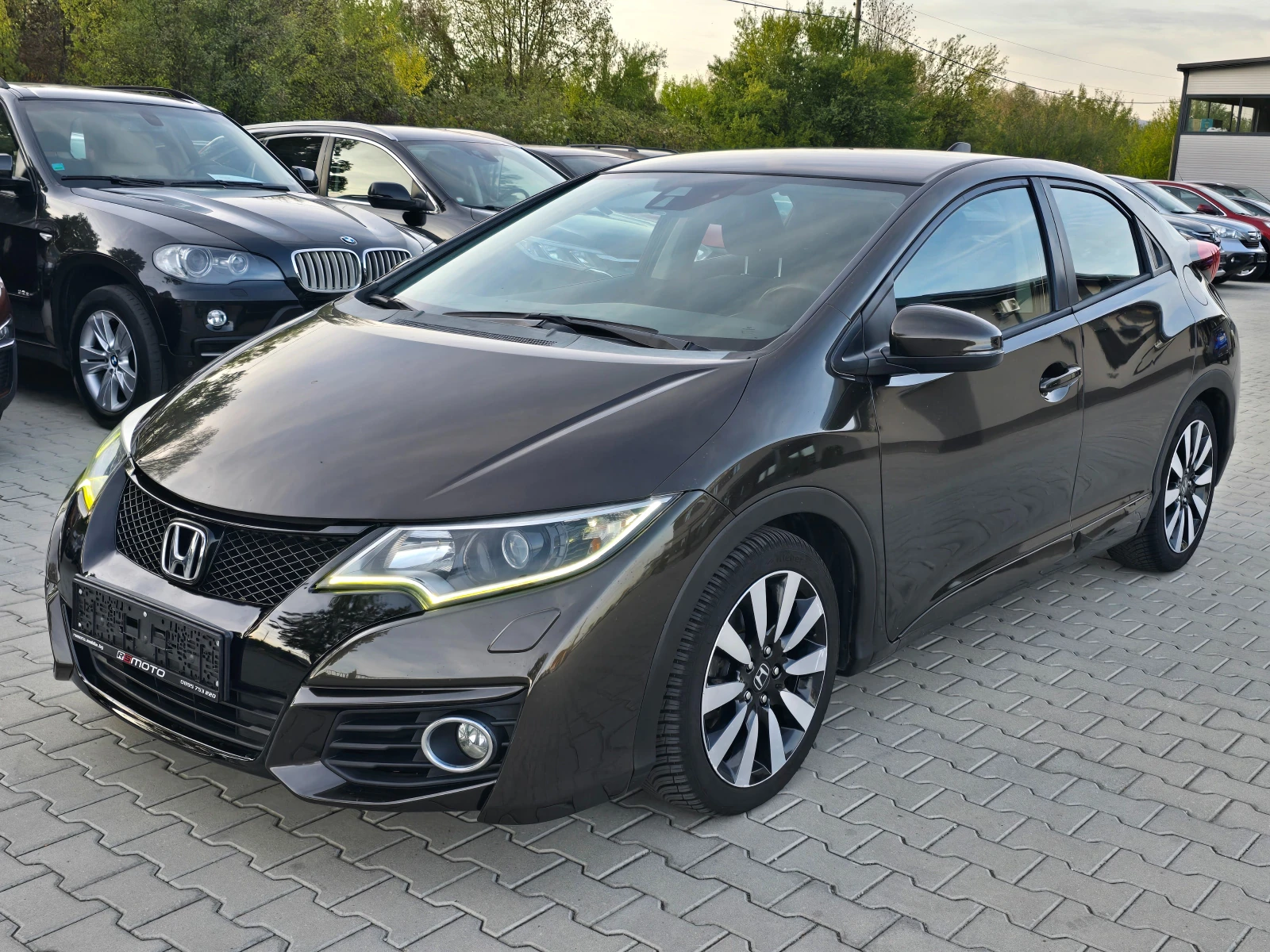 Honda Civic 1.6 I-DTEC, 120к.с., Камера, Подгрев!, снимка 7 - Автомобили и джипове - 56334051
