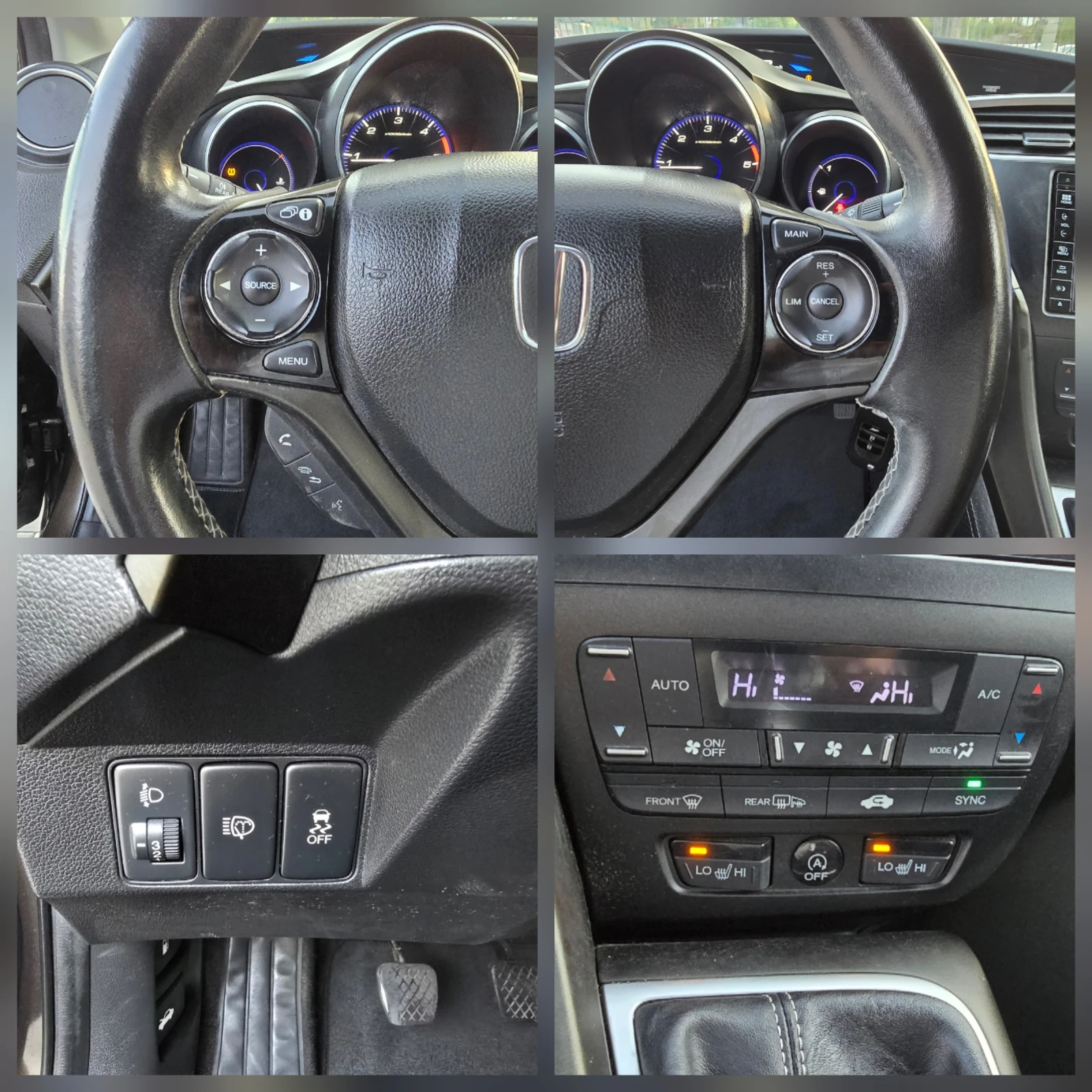 Honda Civic 1.6 I-DTEC, 120к.с., Камера, Подгрев!, снимка 15 - Автомобили и джипове - 56334051