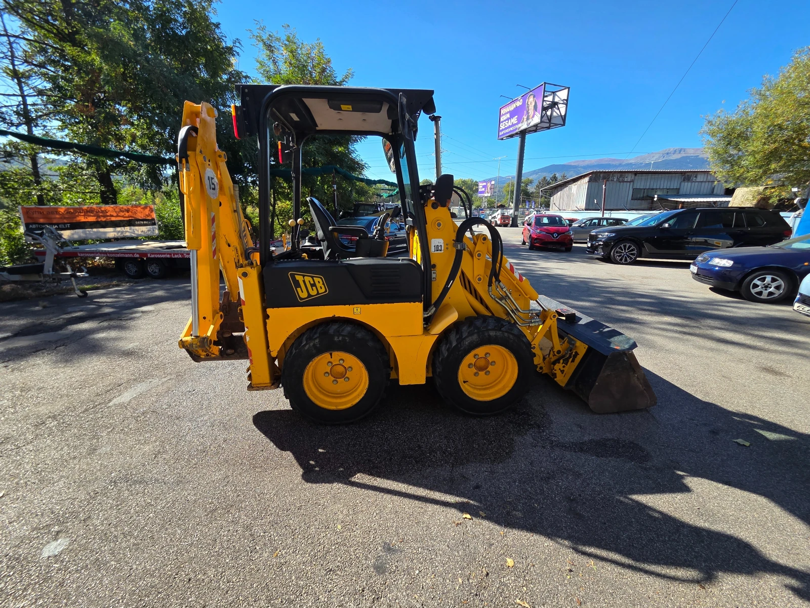 Багер JCB 1-CX 1300часа.-УНИКАТ, снимка 5 - Индустриална техника - 56335835