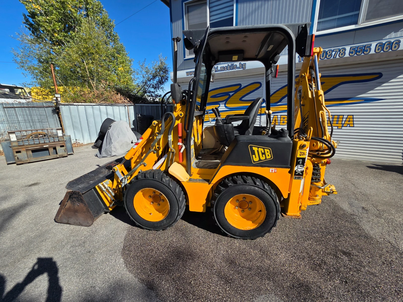 Багер JCB 1-CX 1300часа.-УНИКАТ, снимка 9 - Индустриална техника - 56335835