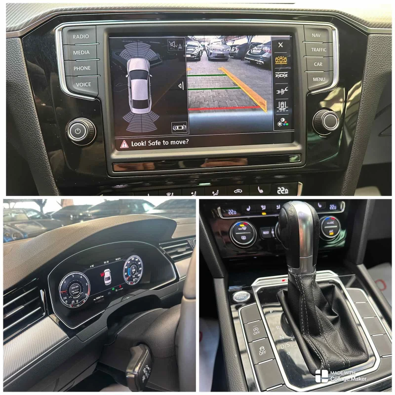 VW Passat RLine/2.0TDI/4Motion/Virtual/DSG/F1/Камера/Подгрев, снимка 12 - Автомобили и джипове - 48133374