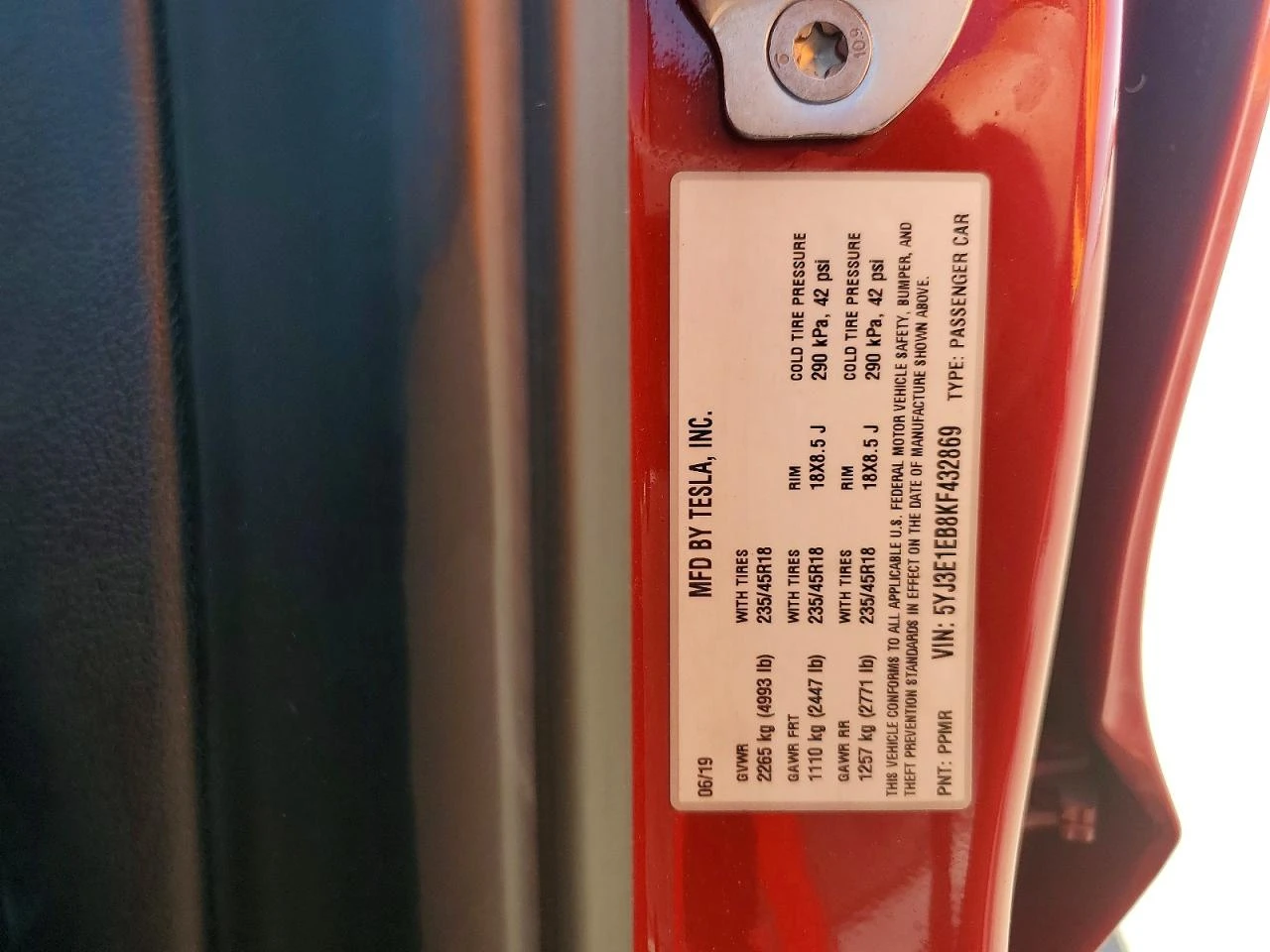 Tesla Model 3, снимка 12 - Автомобили и джипове - 55272017