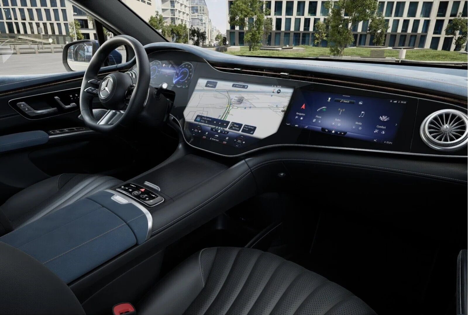 Mercedes-Benz EQS 450 SUV AMG 4M AIR Pano HyperScreen BURM SitzKlima