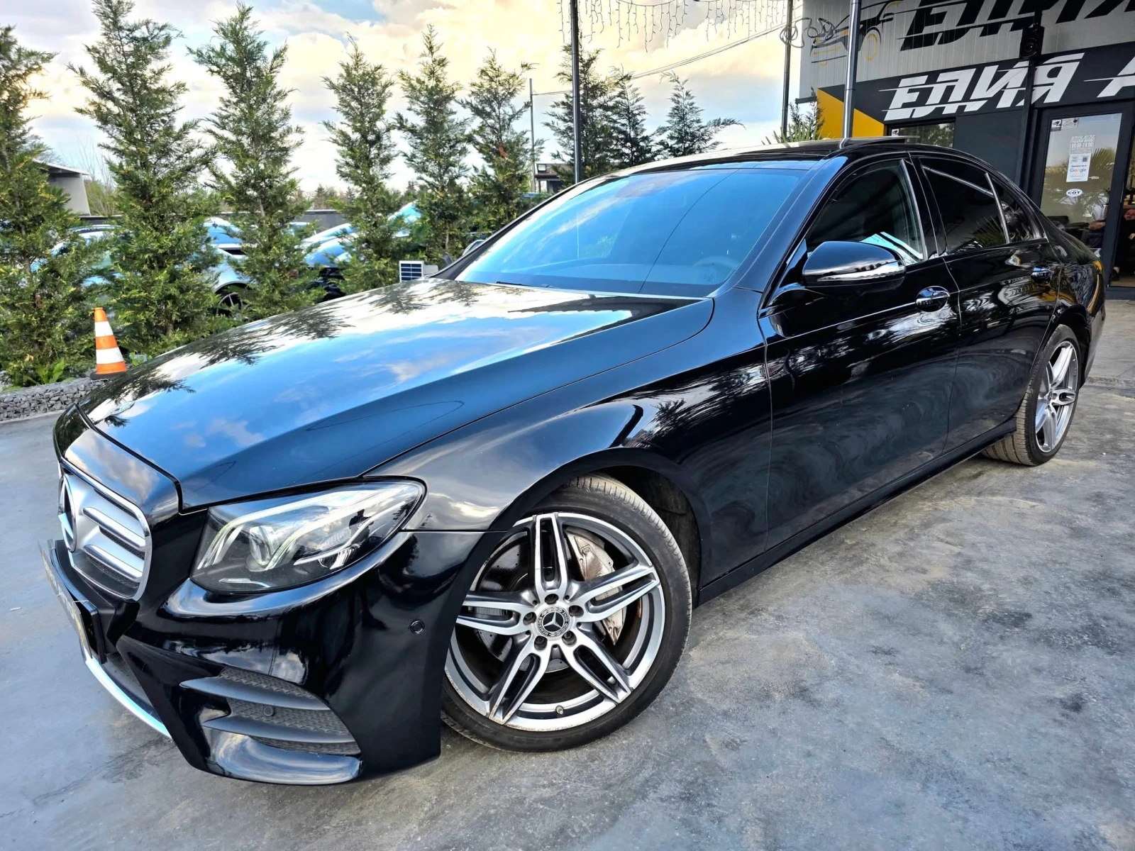 Mercedes-Benz E 220 D FULL AMG LINE  BURMEISTER  100% | Mobile.bg   1
