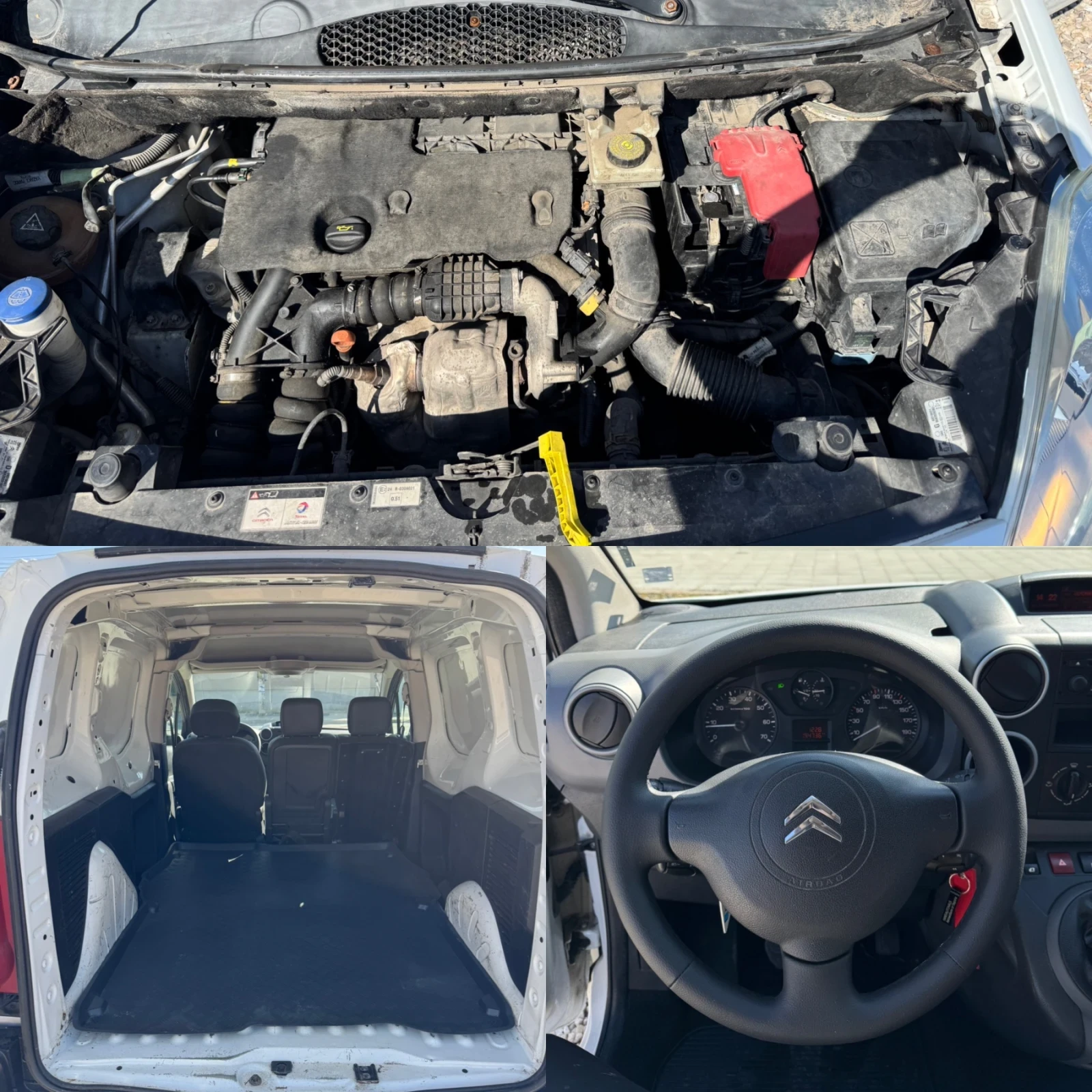 Citroen Berlingo N1 / 1.6HDi / 2+ 1 места, снимка 10 - Автомобили и джипове - 53849461