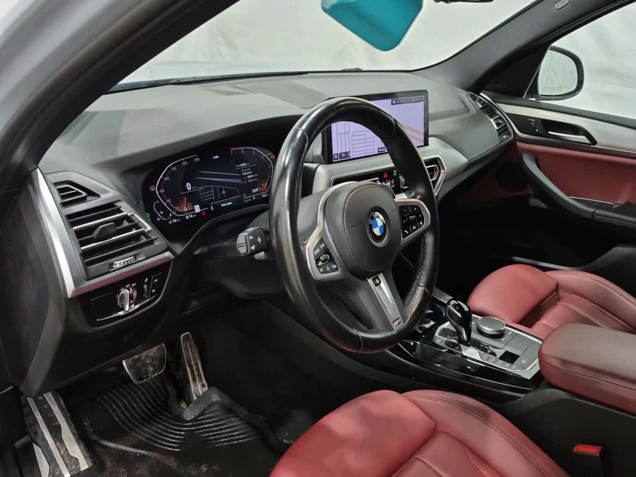 BMW X3  | XDRIVE30I | NARDO GREY | RED INT | 360 | , снимка 10 - Автомобили и джипове - 54134753