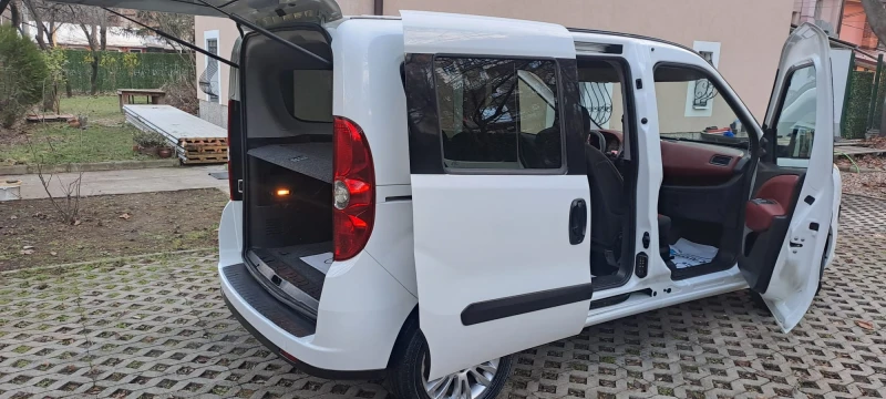 Fiat Doblo 1.4t-jet natural power ПЪТНИЧЕСКИ 2 БР. СТР. ВРАТИ, снимка 14 - Автомобили и джипове - 52884604