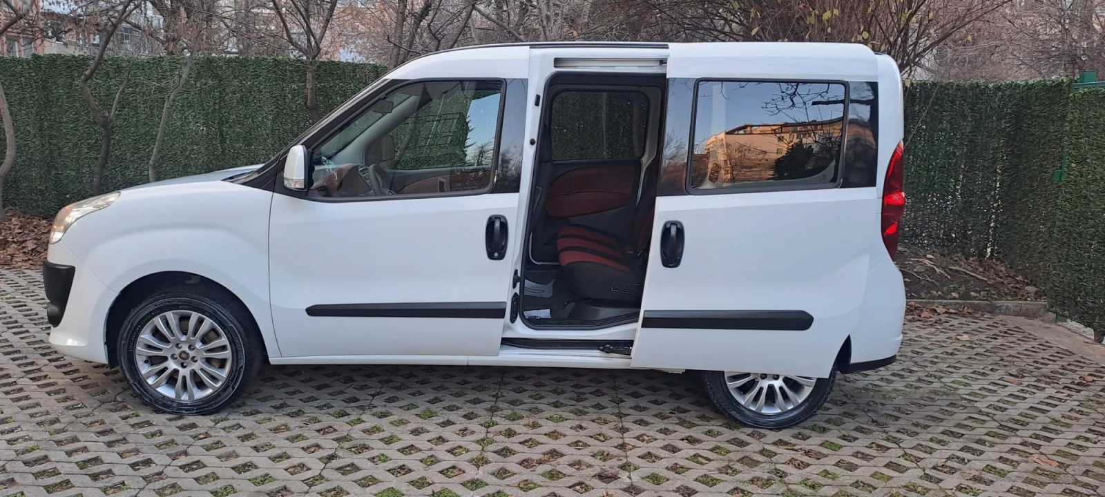 Fiat Doblo 1.4t-jet natural power ПЪТНИЧЕСКИ 2 БР. СТР. ВРАТИ - изображение 7