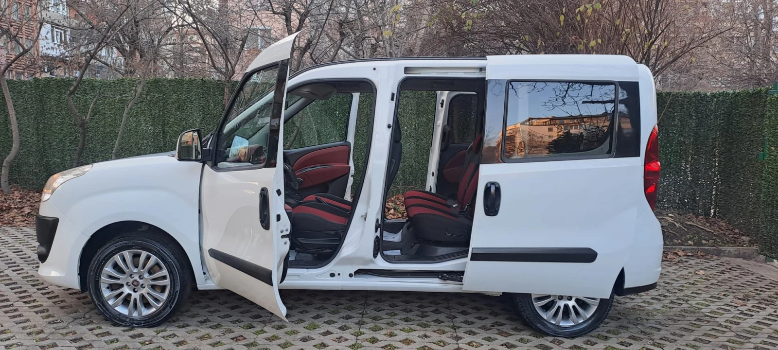 Fiat Doblo 1.4t-jet natural power ПЪТНИЧЕСКИ 2 БР. СТР. ВРАТИ - изображение 8