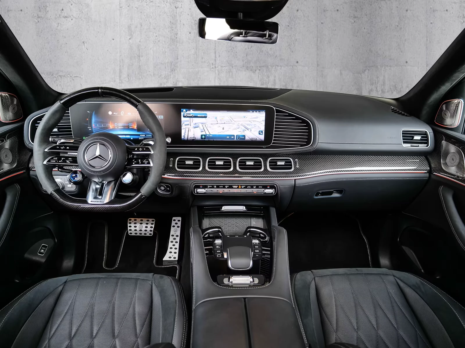 Mercedes-Benz GLS 63 AMG BRABUS 800* BURM 3D* DISTR* CARBON* KEYLESS* 360 C, снимка 11 - Автомобили и джипове - 55748858