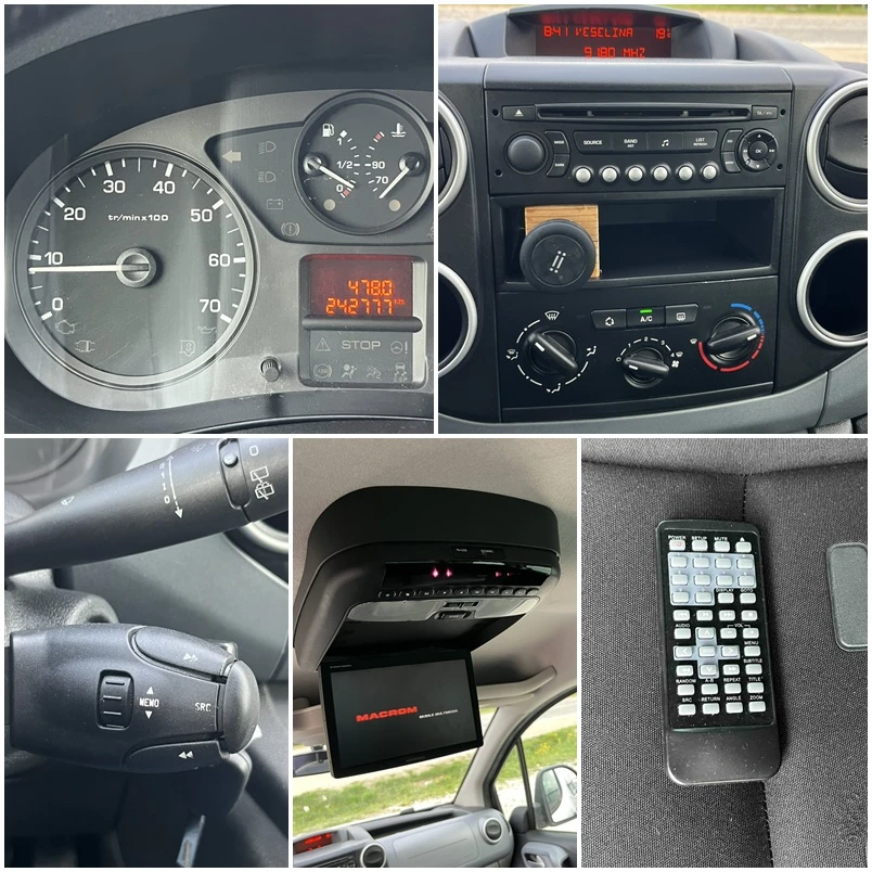 Citroen Berlingo XTR 1.6HDI 92кс КЛИМАТИК ПЕРФЕКТНО ВНОС ИТАЛИЯ, снимка 13 - Автомобили и джипове - 54646355