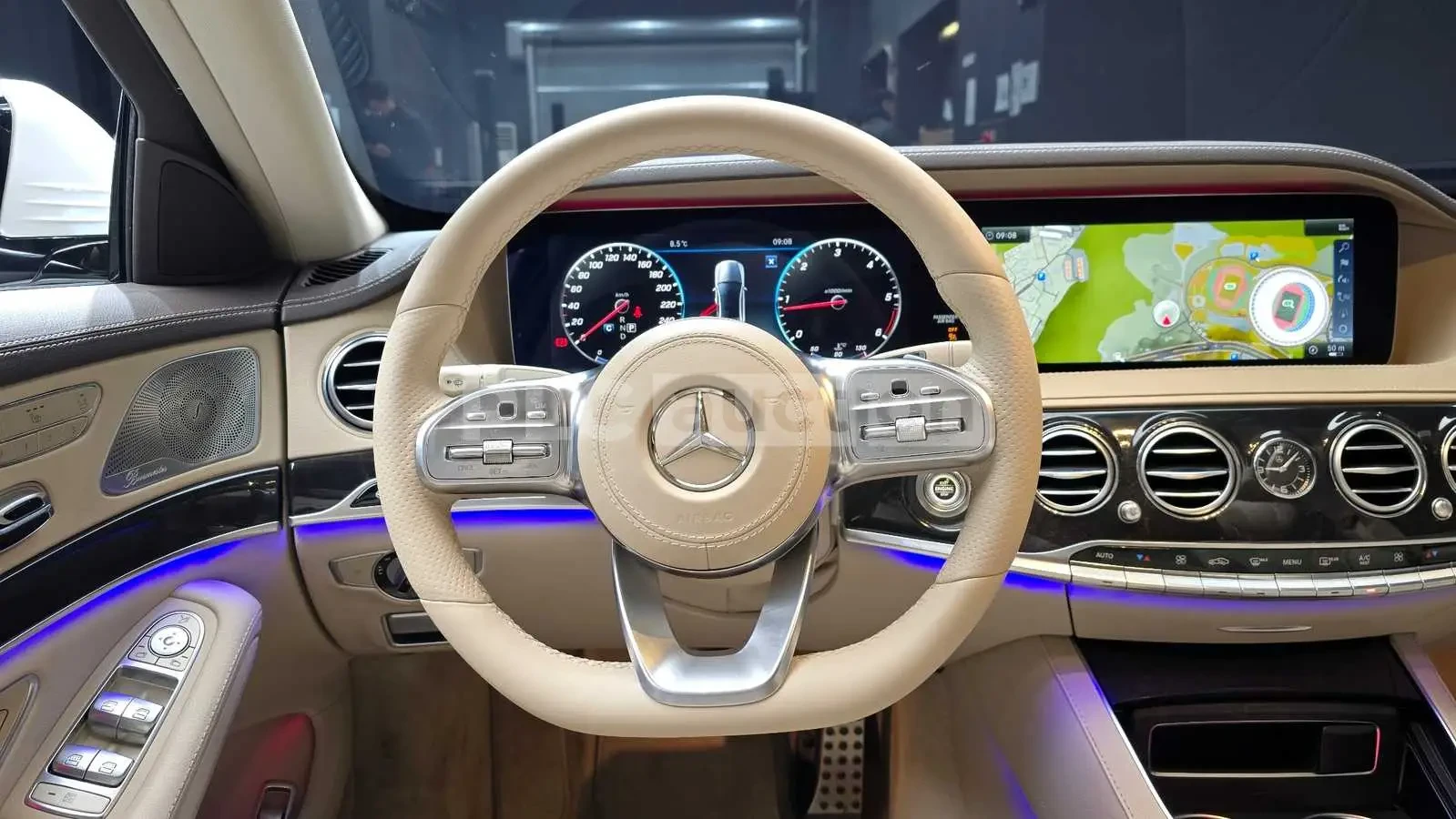 Mercedes-Benz S 350 | DISTRONIC | BURMESTER | ОБДУХВАНЕ | 360 | , снимка 12 - Автомобили и джипове - 54656339