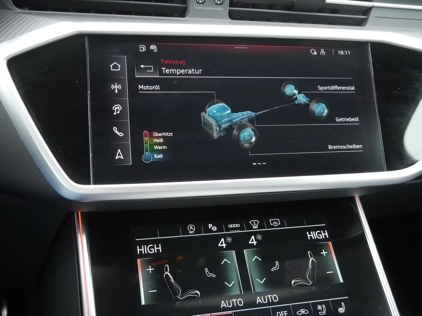 Audi Rs6 PERFORMANCE / B&O / HUD / 360 / DYNAMIC / MATRIX, снимка 10 - Автомобили и джипове - 55122931