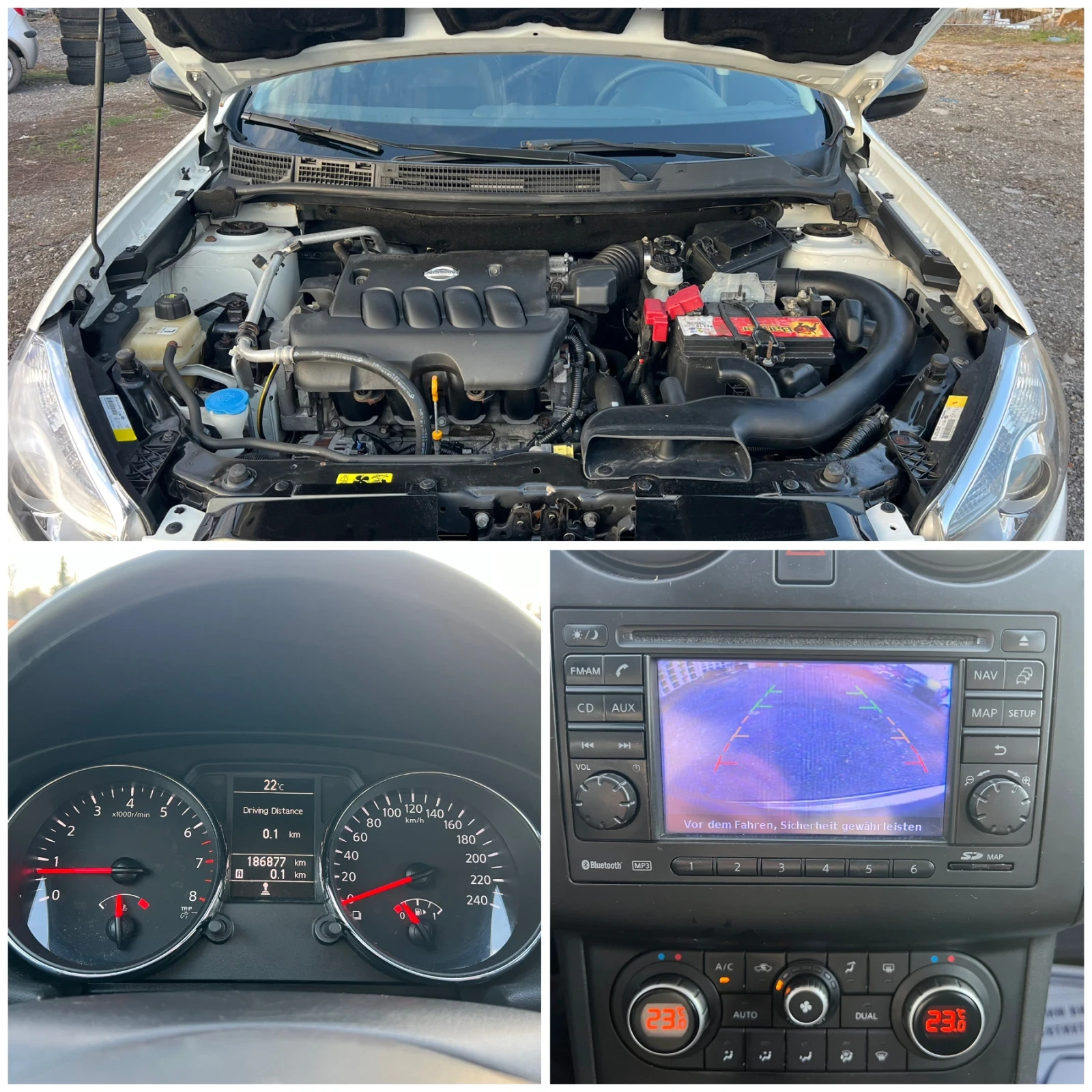 Nissan Qashqai 2.0i 4x4 Камера//Нави//Euro5a, снимка 14 - Автомобили и джипове - 53990860