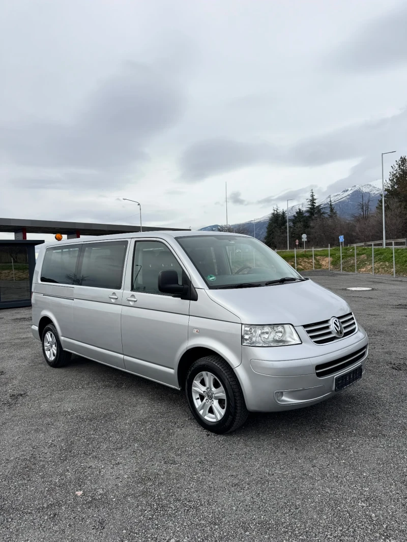 VW T5 2.5TDI CARAVELLE, Дълга База, 9 Места, Климатроник, снимка 3 - Бусове и автобуси - 53598792