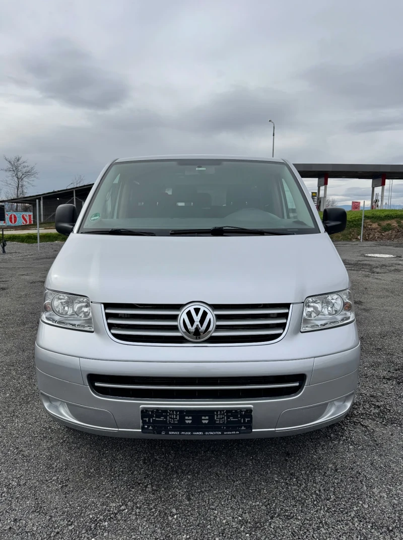 VW T5 2.5TDI CARAVELLE, Дълга База, 9 Места, Климатроник, снимка 2 - Бусове и автобуси - 53598792