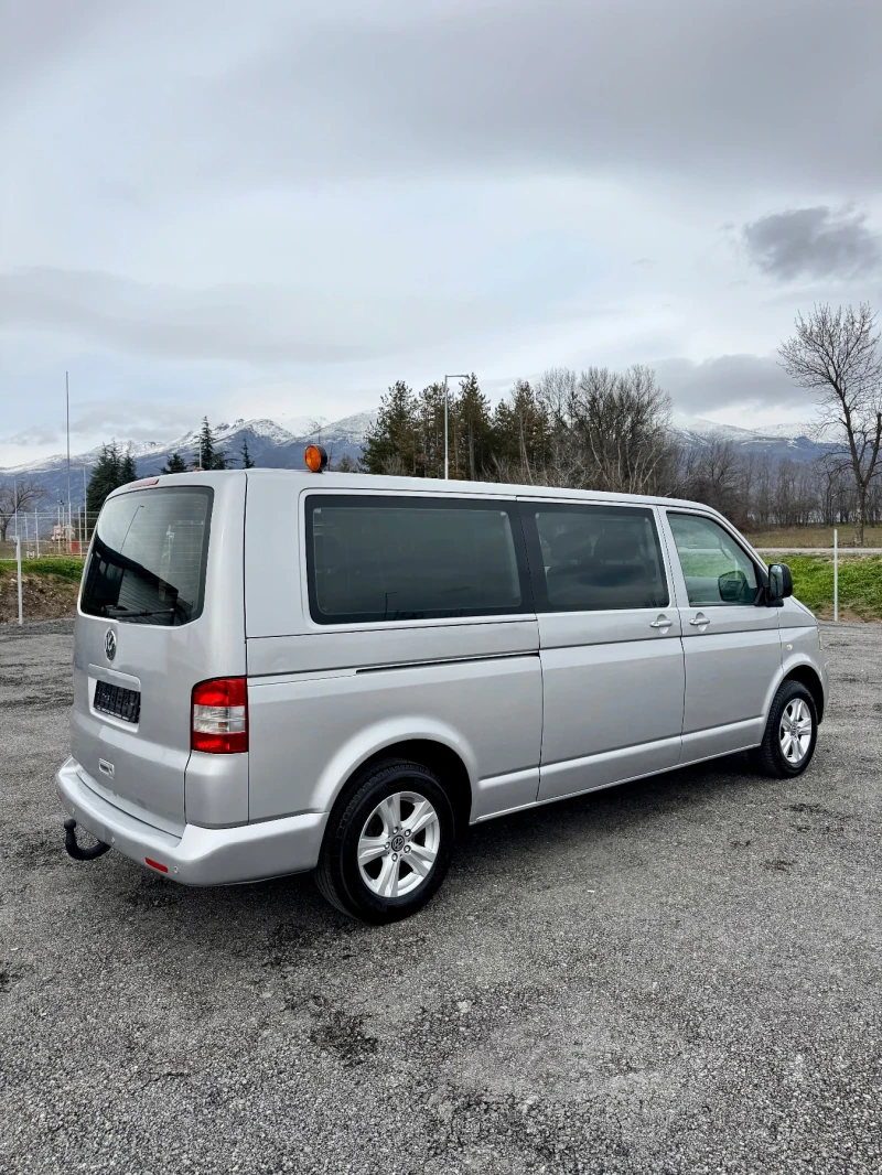VW T5 2.5TDI CARAVELLE, Дълга База, 9 Места, Климатроник, снимка 5 - Бусове и автобуси - 53598792