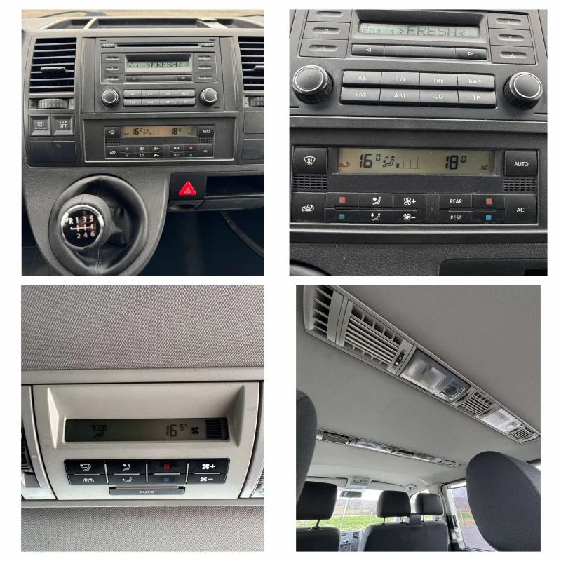 VW T5 2.5TDI CARAVELLE, Дълга База, 9 Места, Климатроник, снимка 16 - Бусове и автобуси - 53598792