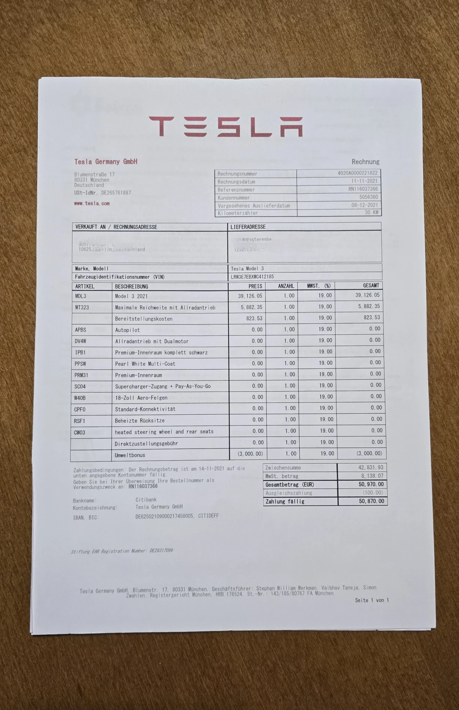 Tesla Model 3 LR Dual Motor ПЪЛНА ГАРАНЦИЯ  - изображение 10