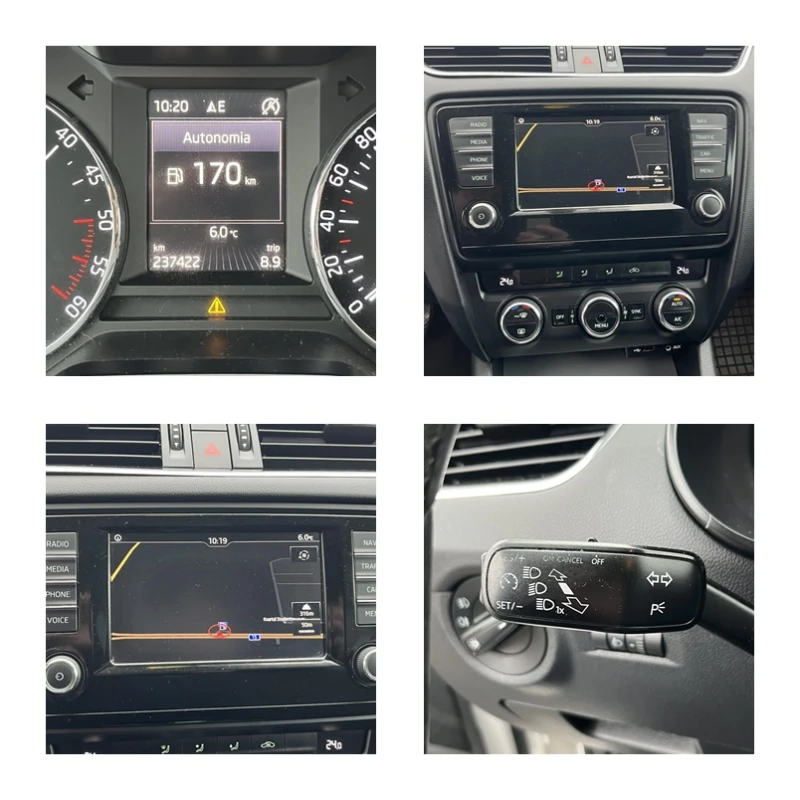 Skoda Octavia 1.6TDI 110кс. EURO 6B КЛИМАТРОНИК АВТОПИЛОT ИТАЛИЯ, снимка 13 - Автомобили и джипове - 52485441