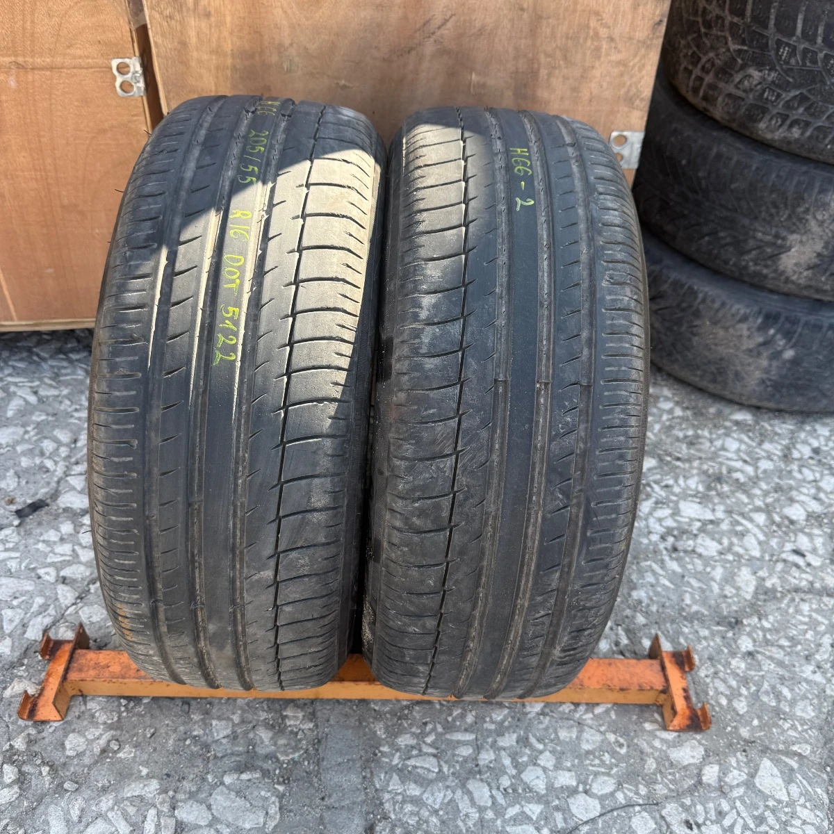 2 броя летни гуми Triangle 20555 R16 Dot 5122 ном 66 gumi-2014