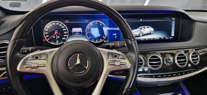 Mercedes-Benz S 560 59000km не различима от  нова , снимка 14 - Автомобили и джипове - 52748012