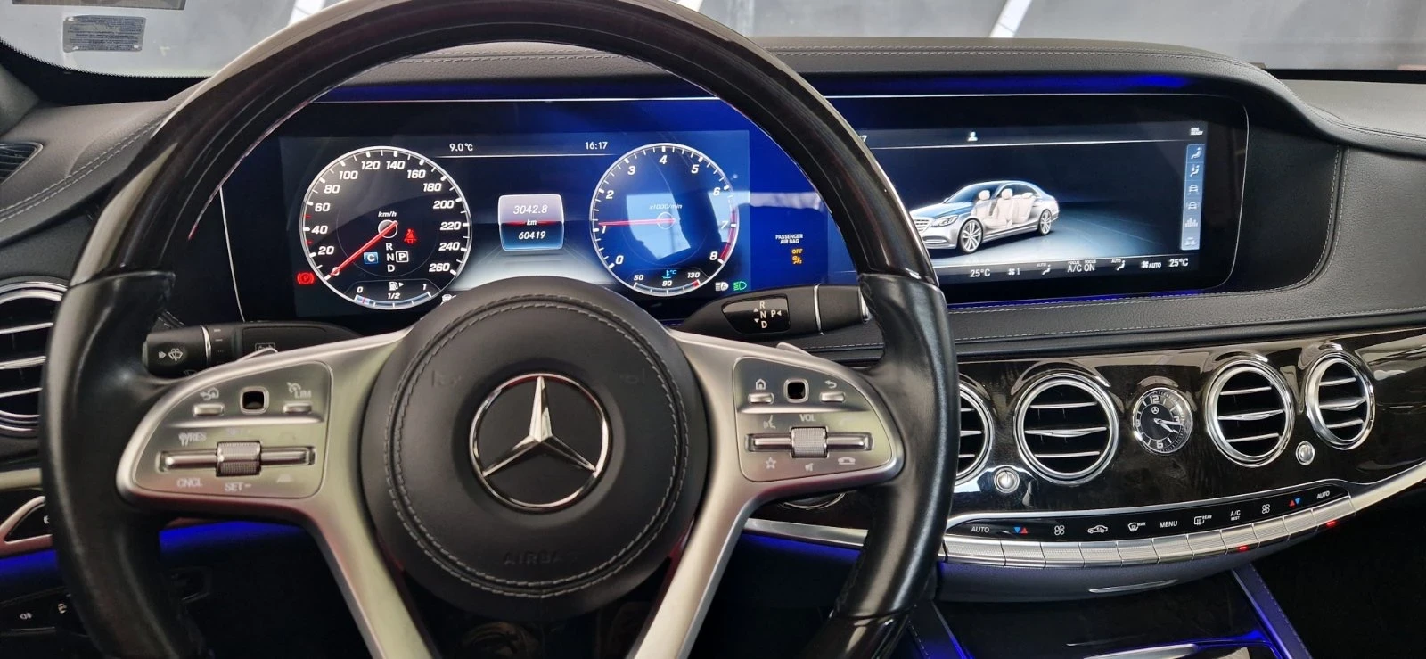 Mercedes-Benz S 560 59000km не различима от  нова  | Mobile.bg — изображение 14