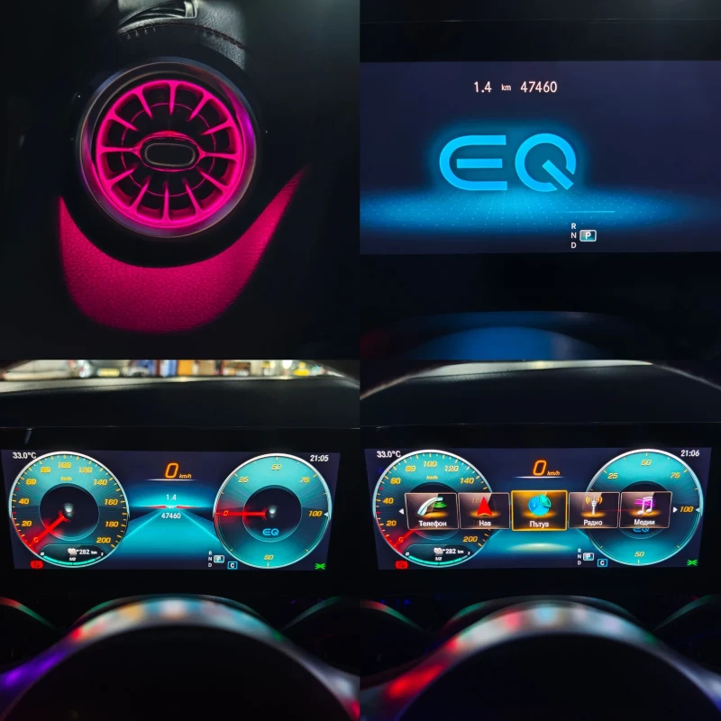 Mercedes-Benz EQA EQA250 AMG, АМБИЕНТ, ДИСТРОНИК, ФУЛ! , снимка 16 - Автомобили и джипове - 51345860