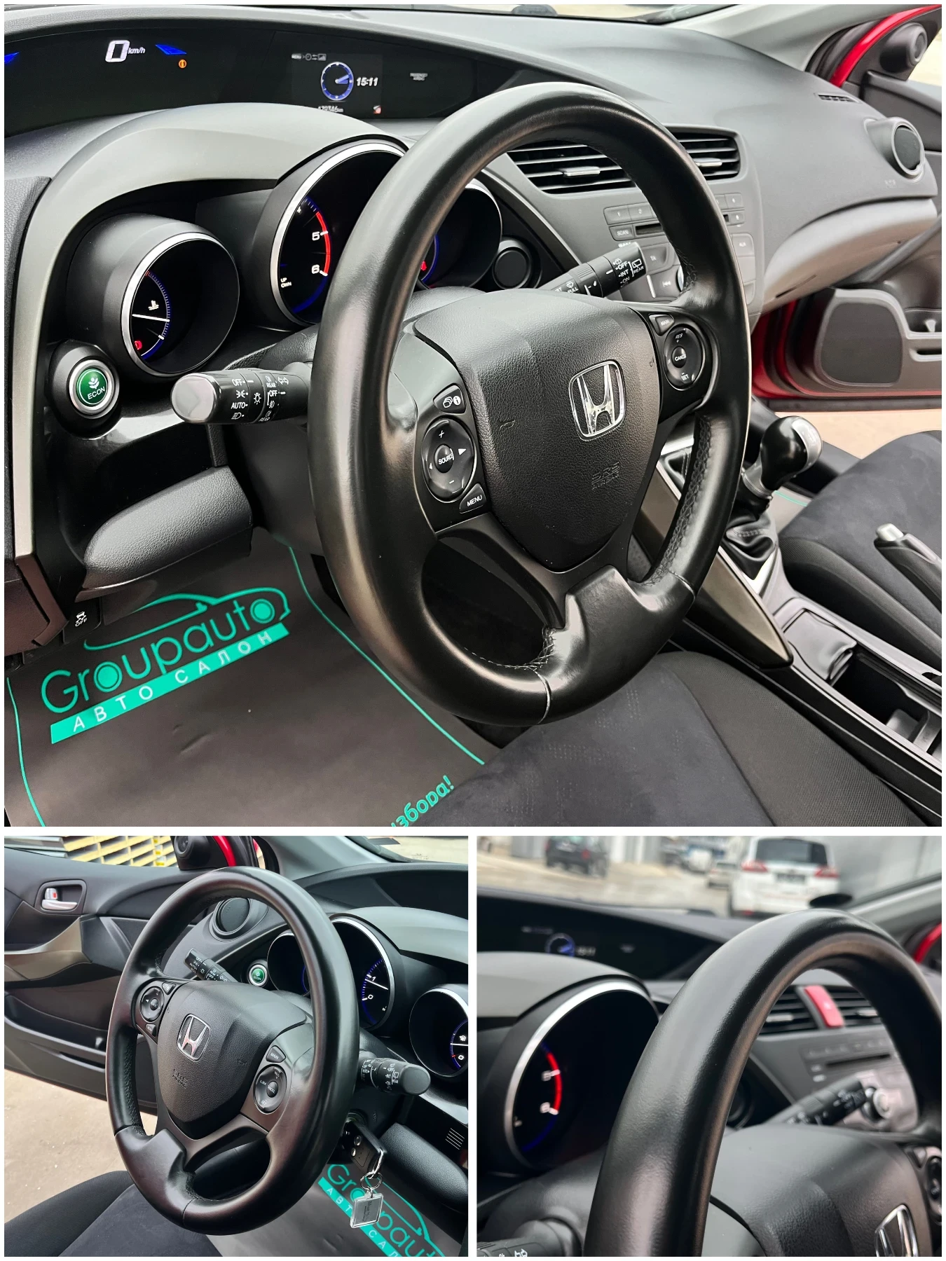 Honda Civic 2, 2i-DTEC-150k.c/FACE LIFT/LED/������/�������/��� | Mobile.bg � ����������� 9