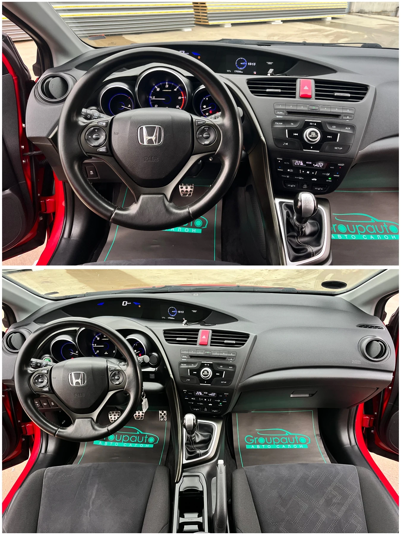 Honda Civic 2, 2i-DTEC-150k.c/FACE LIFT/LED/������/�������/��� | Mobile.bg � ����������� 10
