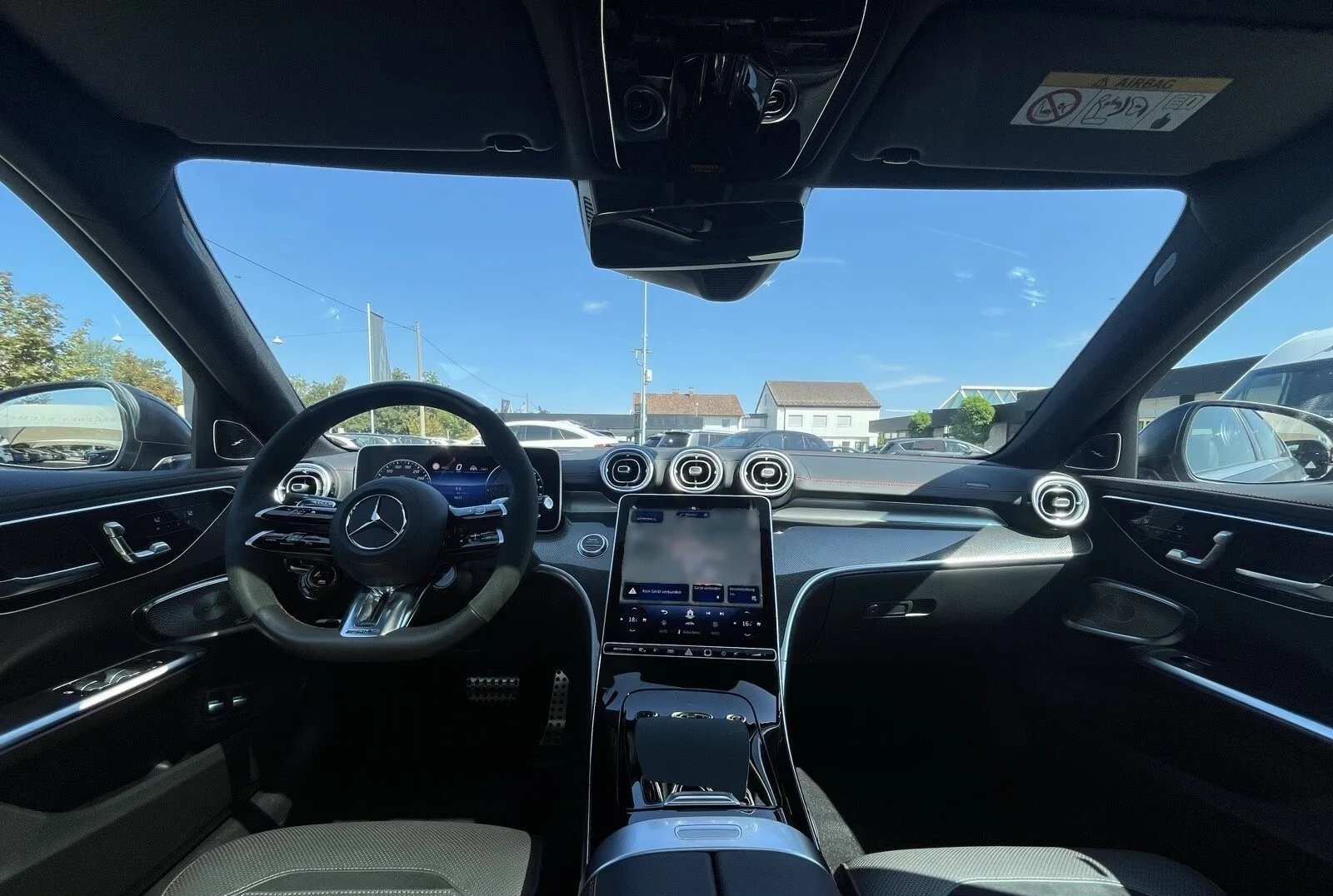 Mercedes-Benz C 63 AMG S E-PERFORMANCE / 4-MATIC / BURM / PANO/ HUD/ 360/, снимка 12 - Автомобили и джипове - 55736554