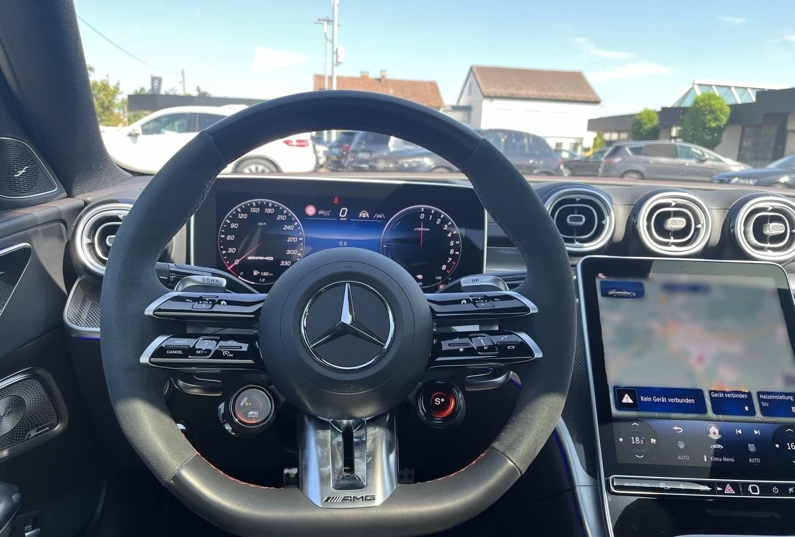 Mercedes-Benz C 63 AMG S E-PERFORMANCE / 4-MATIC / BURM / PANO/ HUD/ 360/, снимка 14 - Автомобили и джипове - 55736554