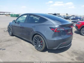 Tesla Model Y * PERFORMANCE* DUAL MOTOR* КОЖА* ПОДГРЕВ* ПАНОРАМА, снимка 3