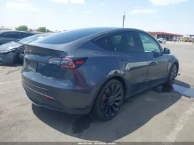 Tesla Model Y * PERFORMANCE* DUAL MOTOR* КОЖА* ПОДГРЕВ* ПАНОРАМА, снимка 4