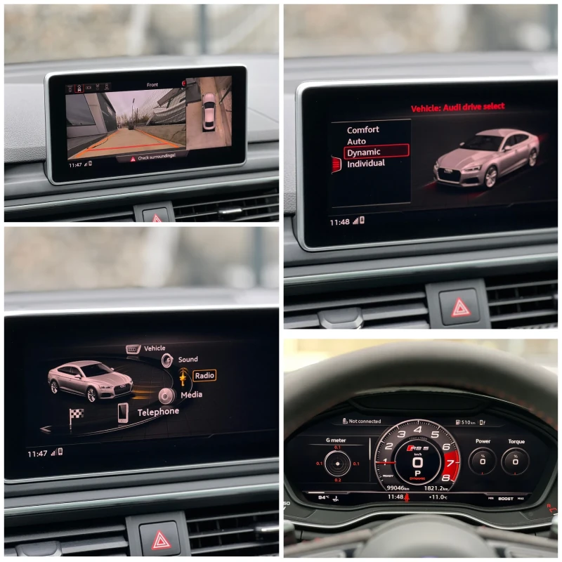 Audi Rs5 CARBON / B&O / ПОДГРЕВ / VIRTUAL COCKPIT / QUATTRO, снимка 15 - Автомобили и джипове - 52523856